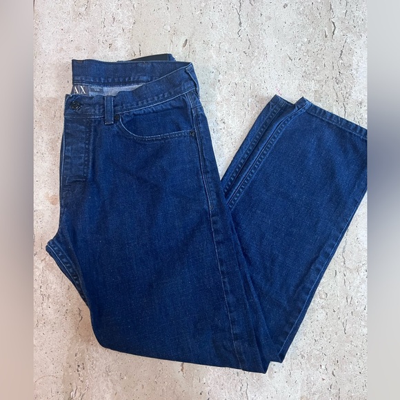 Armani Exchange J66 Men’s Dark Washed Jeans Size 36X30 - Picture 1 of 8